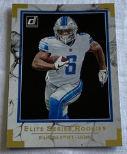 2020 PANINI DONRUSS FOOTBALL D’ANDRE SWIFT ELITE SERIES ROOKIE LIONS #ESR-DS