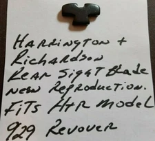H&R Rear Sight Blade, 929 & 732 Revolver, Blued, New