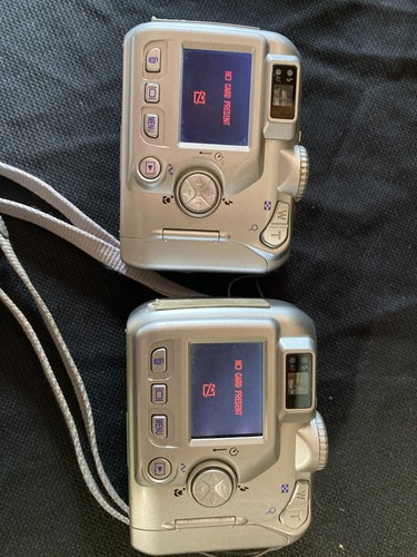 (2) Nikon COOLPIX L11 2100 6MP Digital Cameras w/1 Memory Card & (2) Cables - Picture 8 of 21