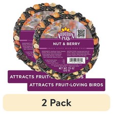  2 Pack  Nut  Berry Snack Stack Wild Bird Food, Dry, 1 Count per Pack, 7.5 Oz.