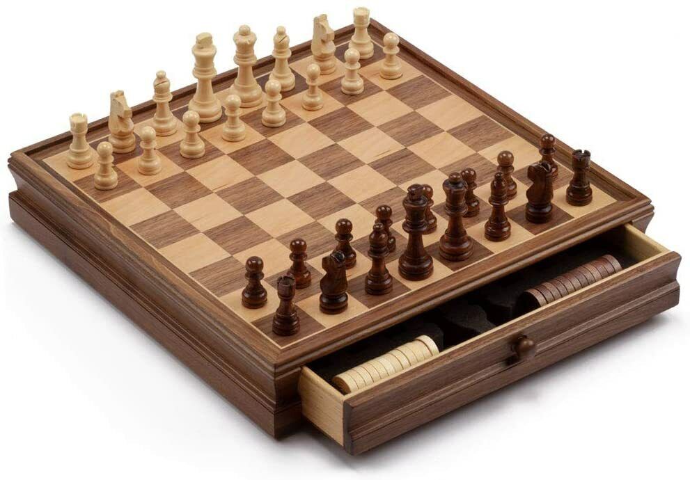  15 Wooden Chess Sets - Chess & Checkers Board Game