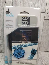 EK Tools - Dimensional Flower - Border Punch Scrapbooking Journal Crafts Decor