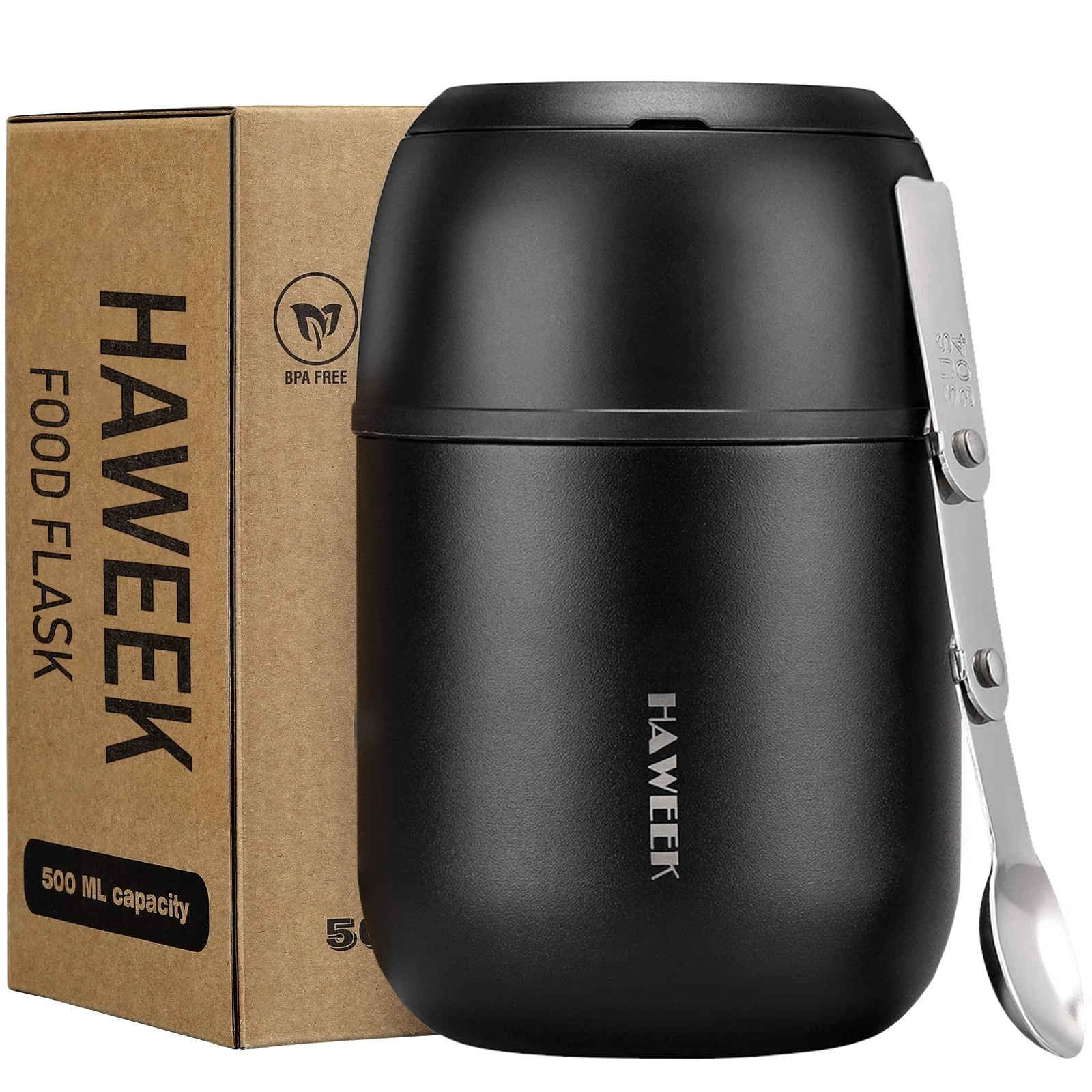 Insulated Soup Thermo 17oz - Stainless Steel Vacuum Lunch Box for Adults, Kid...