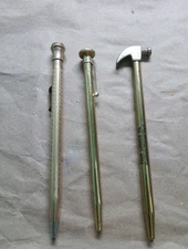 VTG WAHL EVERSHARP GOLD FILLED MECHANICAL PENCIL 5” W/Bradley Hammer Set 