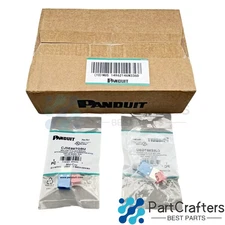 CJ5E88TGBU For Panduit CAT5e Network Jack Module Blue BOX OF 50. Free shipping