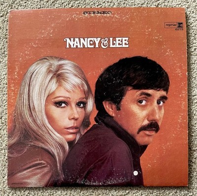 NANCY SINATRA / HAZLEWOOD - Nancy & Lee LP w/ INNER 1968 Reprise RS6273 * VG+