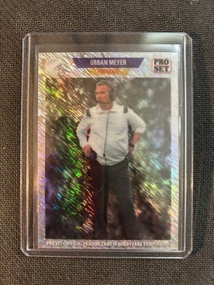 2024 Leaf Pro Set  URBAN MEYER #1/1 Silver Shimmer