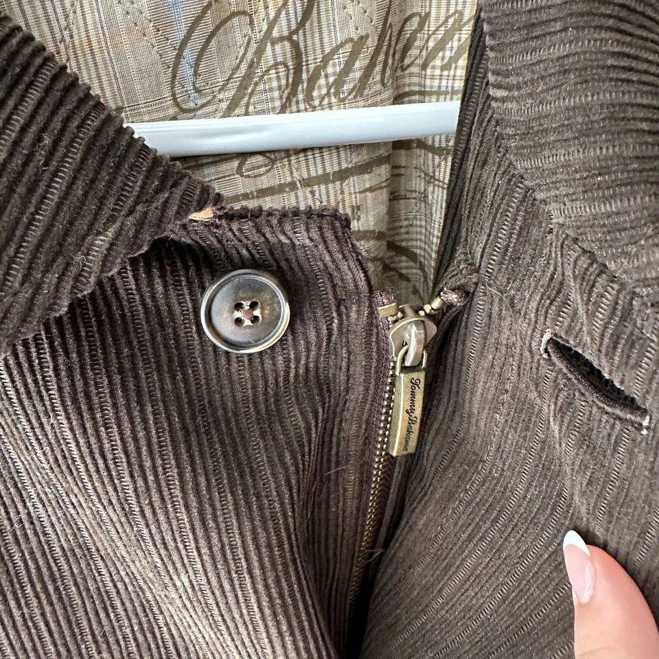 Куртка мужская Tommy Bahama большая вельветовая шелковая смесь на молнии повседневная - Изображение 3 из 4