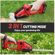 Cordless Grass Shears with 2-in-1 Design