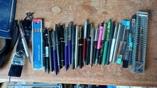 A Large Collection Of Pens - Fountain Pen Parker Ball Point Waterman Paris