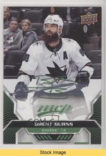 2020-21 Upper Deck MVP Green Script Brent Burns #59 READ 0w8