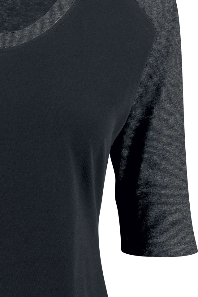 Urban Classics Langarmshirt Damen Ladies 3/4 Contrast Raglan Tee - Bild 3 von 4
