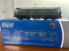 Dapol Class 21 BR Green D6120 Head code discs 00 Gauge Factory Sound Fitted