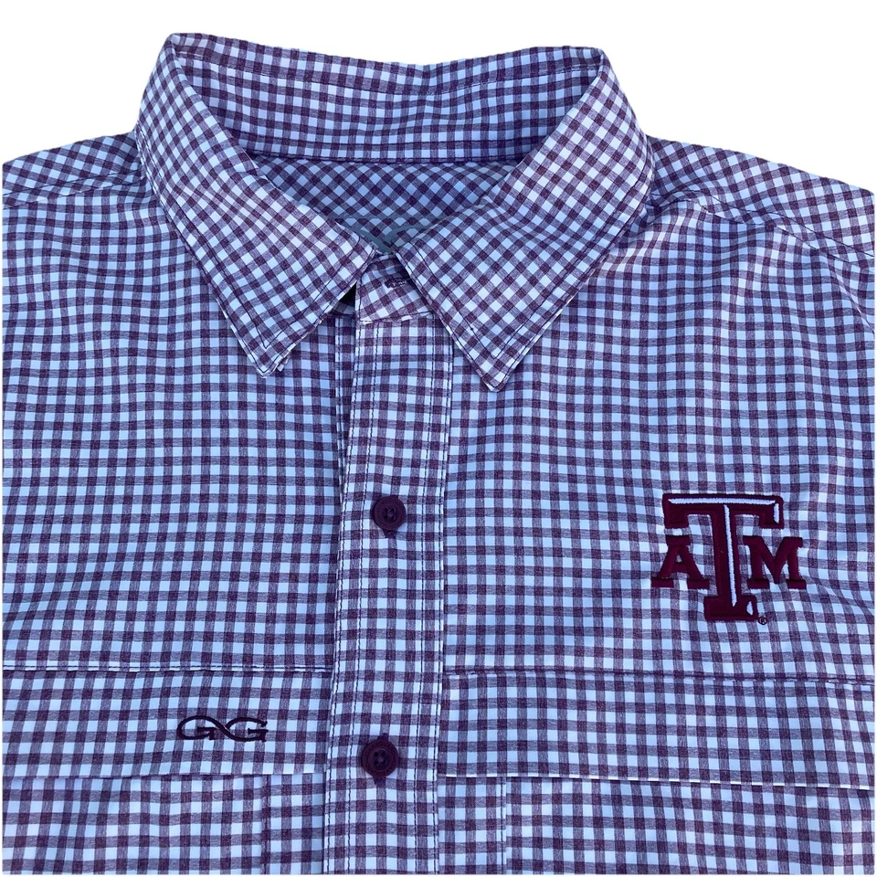 Camisa Game Guard Texas A&M Aggies Para Hombres XL Exterior Ventilada Pesca Caza Guinga Foto 3 de 4