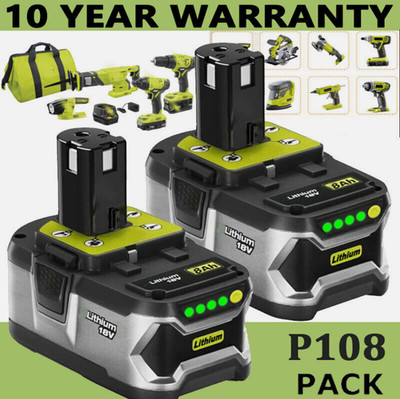 18V 5Ah 8Ah Akku für RYOBI One Plus Lithium RB18L50 P108 P109 Batterie