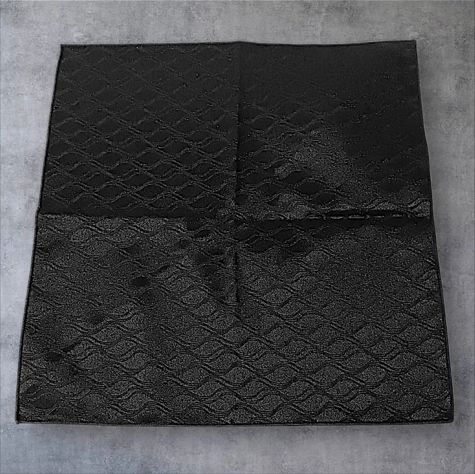 Nwot 11.5" X 11.5' Polyester Pocket Square, Charcoal, Phantom Geometric. - Image 2 of 4