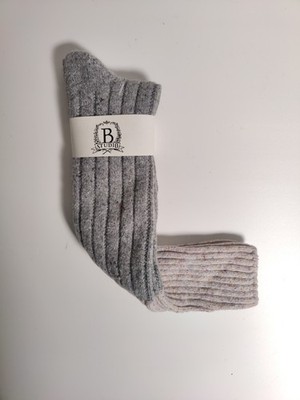 b studio -women's socks - multi color- Cashmere Blend - Made in USA **M3**