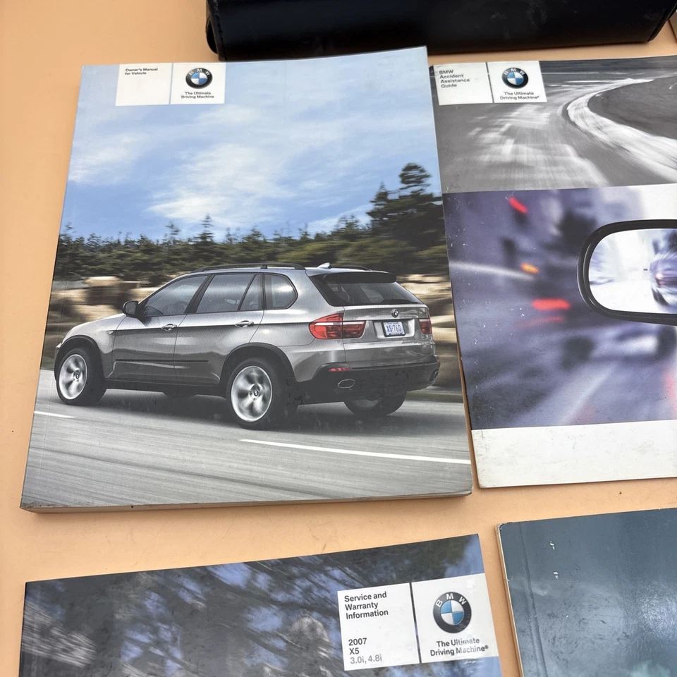 BMW X5 2007 manual del propietario garantía de servicio con estuche incluido Foto 2 de 3