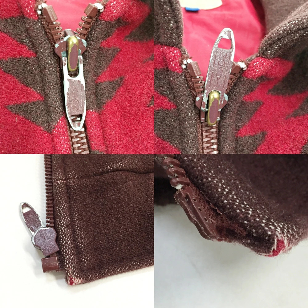 Pendleton Native Pattern Jacket XL Brown Used Ame… - image 6