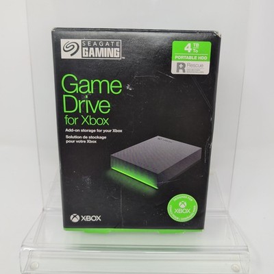 Open Box, Seagate Game Drive for Xbox 4TB External USB 3.2 Gen 1 Portable HDD