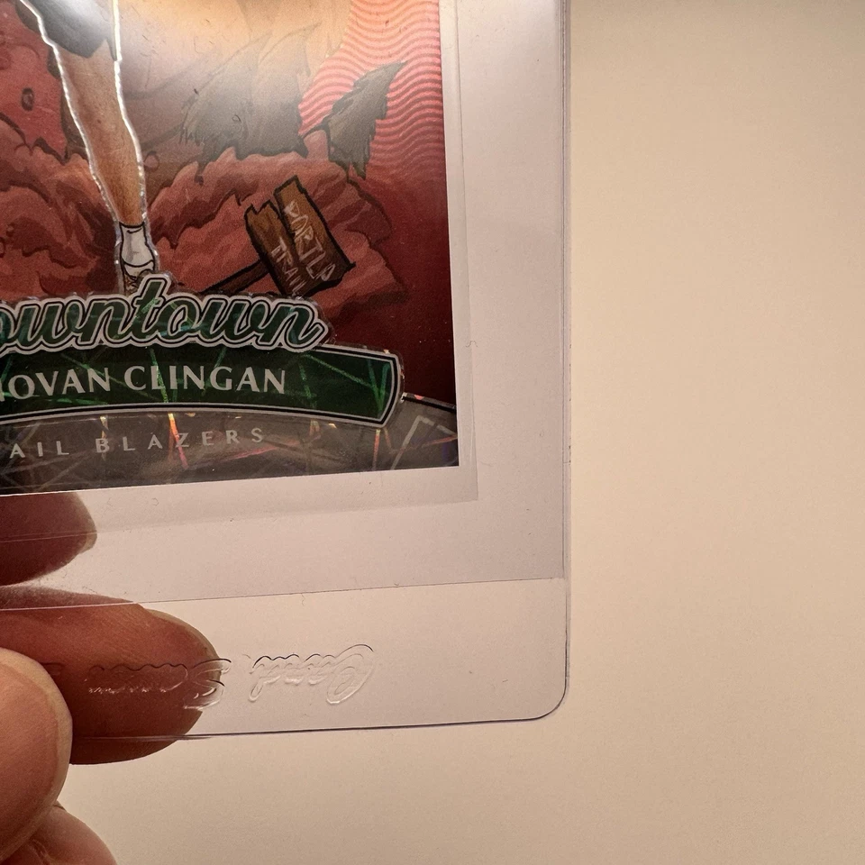 24-25 Panini Donruss Optic Donovan Clingan Downtown RC#22 Trail Blazers–Case Hit - Image 4 of 4