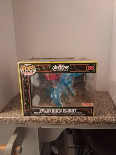 Funko Pop! Rides Marvel Black Light Avengers Endgame 86 Valkyrie's Flight Target