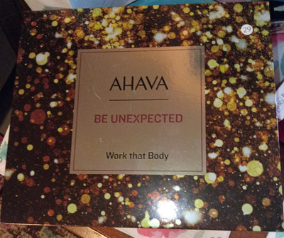 AHAVA Be Unexpected Bath Set Mineral Lotion, Hand Cream, Shower Gel