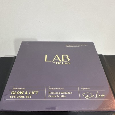 LAB by Dr.Leo Glow & Lift Eye Care Set Cream + Patches Caffeine Firm & Lift