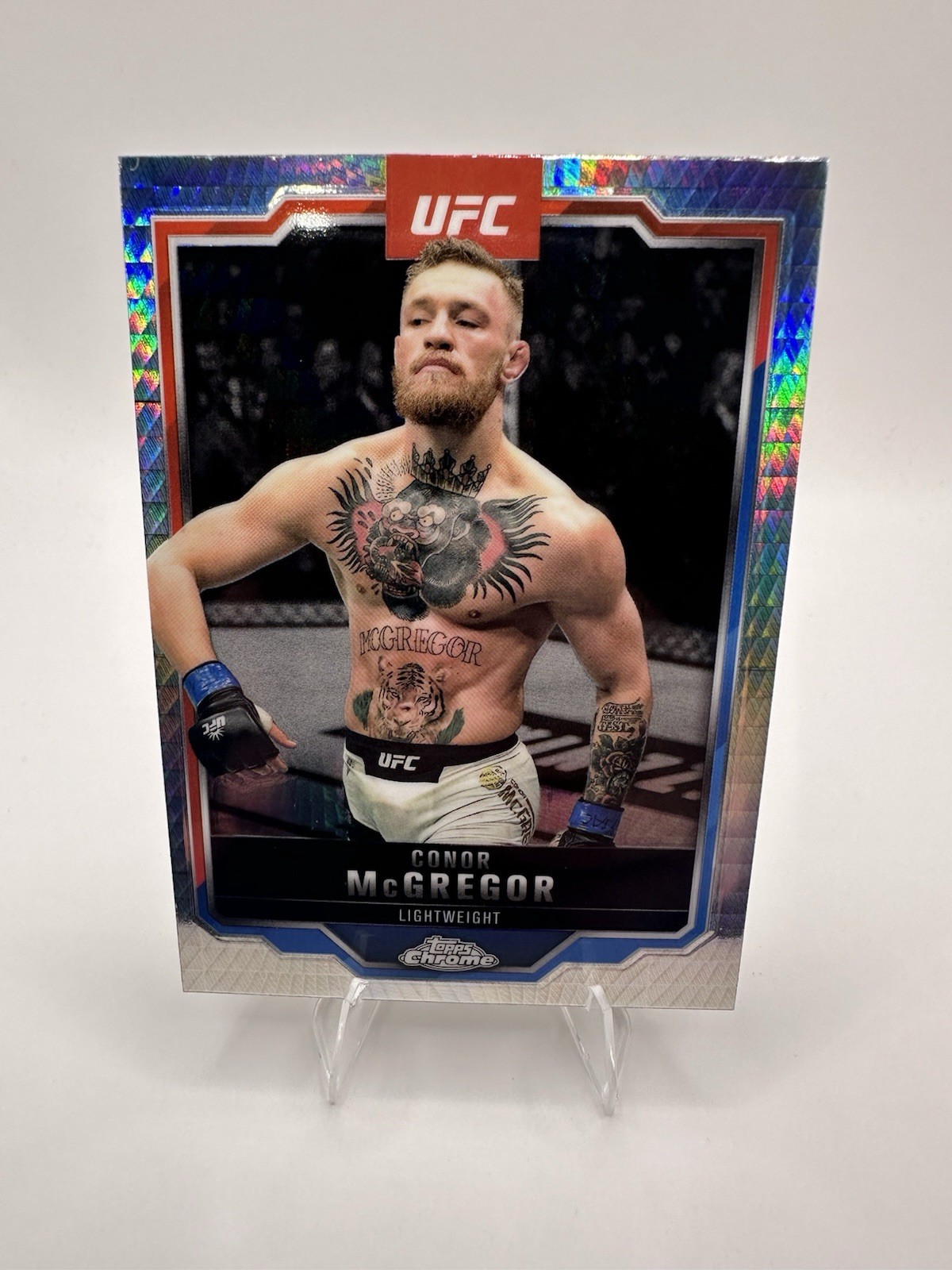 Conor McGregor #101 Prism Refractor  - 2025 Topps Chrome UFC