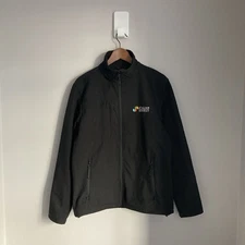 Regatta Mens Black Soft Shell Jacket Size Medium Full Zip