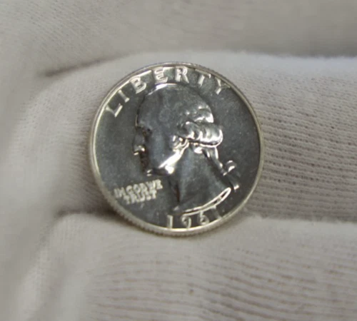 1961 US Proof Silver Washington Quarter 25c.