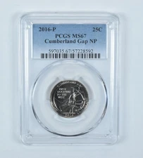 2016-P Washington Quarter ATB Cumberland Gap MS67 PCGS