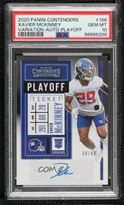 2020 Contenders Playoff Ticket 39/49 Xavier McKinney #168 PSA 10 GEM MT Auto y1d