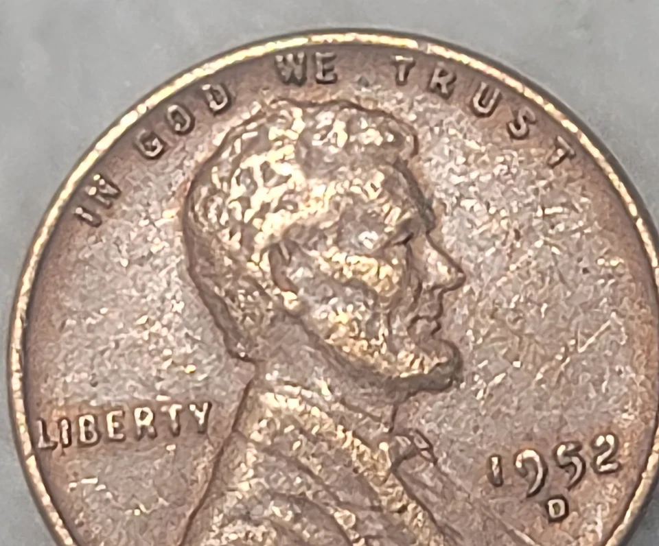 1952-D Lincoln Wheat Penny Patina  - Image 2 of 4