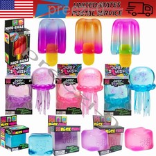 NeeDoh Jellyfish Jelly Squish/Nice Cube/ Ice Cream Nice-Sicle Squish Fidget Toy