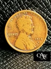1914 D *KEY DATE* Lincoln Wheat Cent Penny (Toned Reverse) See My Other Listings