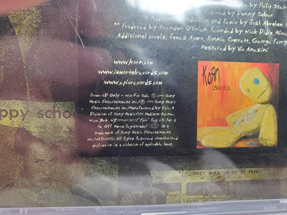 Korn Make Me Bad (Remixes)  USA PROMO CD Single Still Sealed - Image 3 of 4