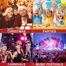 Christmas Body Glitter Stick, Waterproof Halloween Face Glitter Gel, Chunky G...