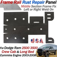 For 2003-2008 Dodge Ram 2500 3500 Crew Long Bed Cummins Frame Rail Rust Repair
