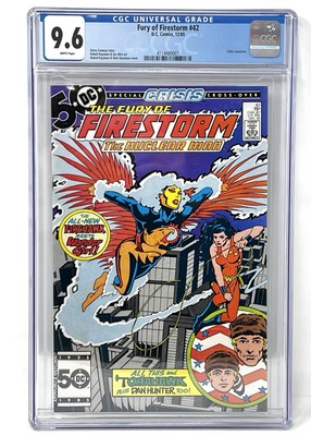 Fury Of The Firestorm #42 CGC 9.6 White Pages DC Comics December 1985