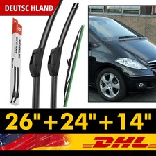 Scheibenwischer Komplett Set 650mm+600mm+350mm für Mercedes-Benz A-Klasse W414 Scheibenwischer Komplett Set 650mm+600mm+350mm für Mercedes-Benz A-Klasse W414