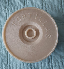 H.S. Inc HS1001 8-1/4" Beige Polyethylene Tortillas Server/Warmer. Made in USA.