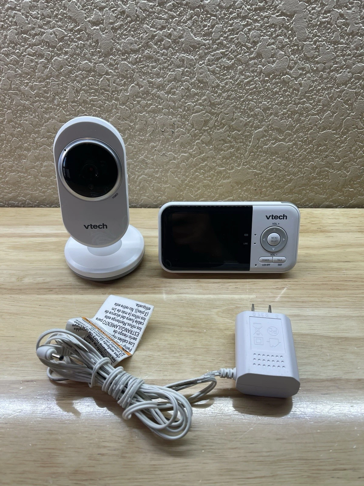 VTech Video Baby Monitor VM3254 2.8" Screen Camera 2-Way Talk Tested