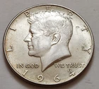 1964 Kennedy TONER Half Dollar 50c 90% Silver                       X16