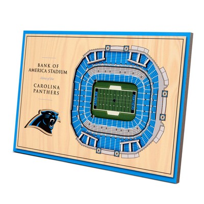 Carolina Panthers NFL YouTheFan! 3D Stadium View Desktop Schild