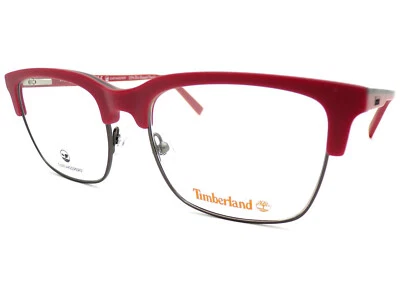 Monture De Lunettes Timberland Matte Rouge Noir/ Gunmetal 55mm RX - Photo 1/4