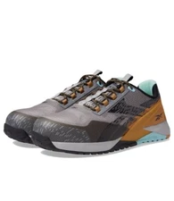 REEBOK NANO X1 ADVENTURE WORK MEN'S Causal SHOE SILVER/GREY/CLAY Steel Toe Shoe