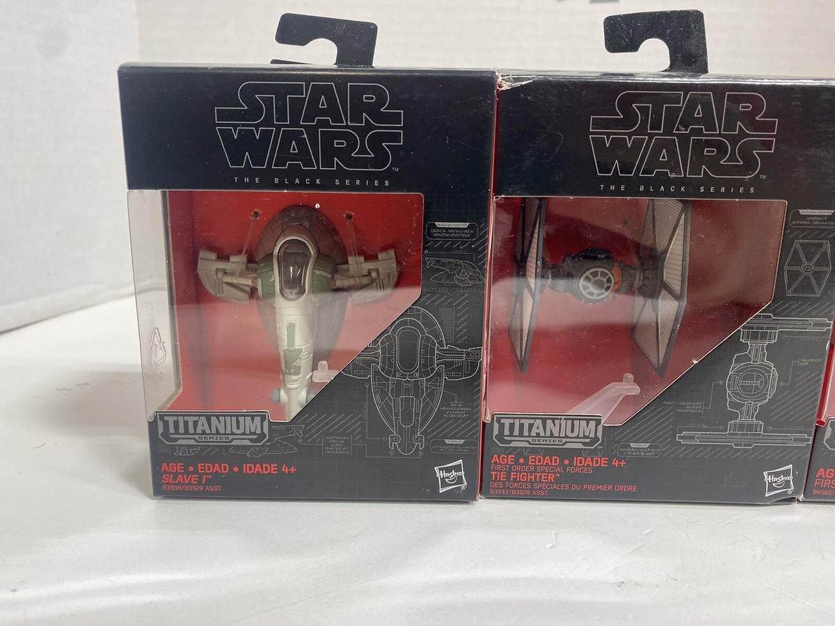 Star Wars Titanium Series ダイキャストモデル4点セット Star Wars The Black Series Titanium Series Vehicles Multi Pack