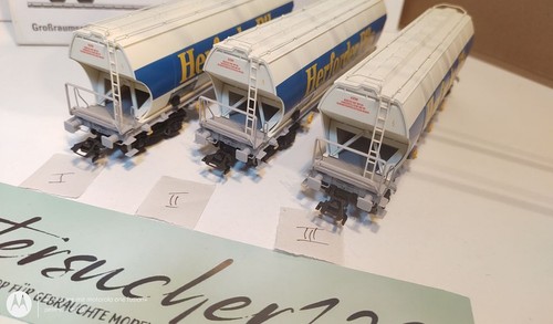 Märklin H0 AC 46328 Großraumschüttgutwagen-Set "Herforder Pils" / K / DB / OVP - Bild 5 von 12