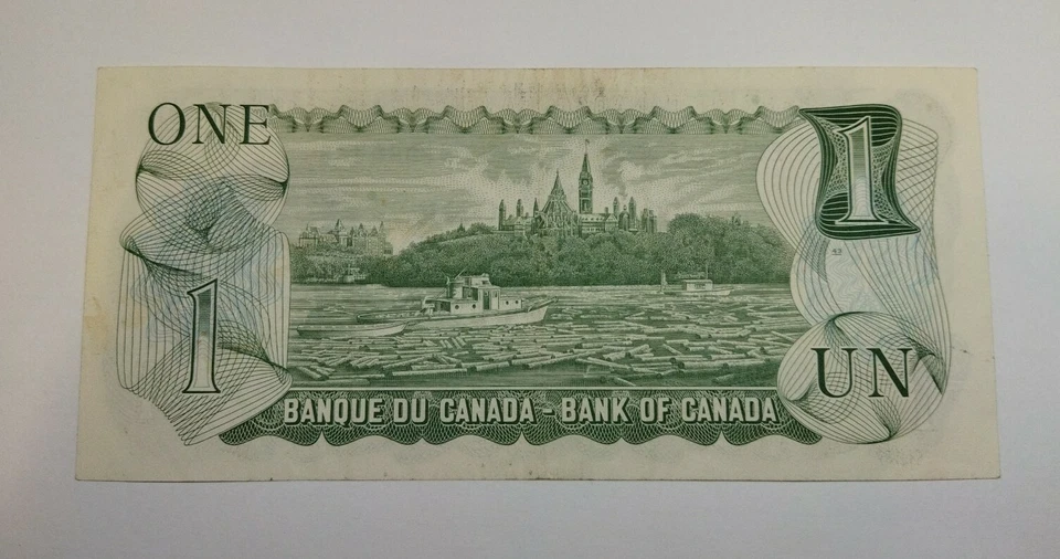 Canada $1 Note 1973 One Dollar Bank Of Canada  - Image 2 of 3